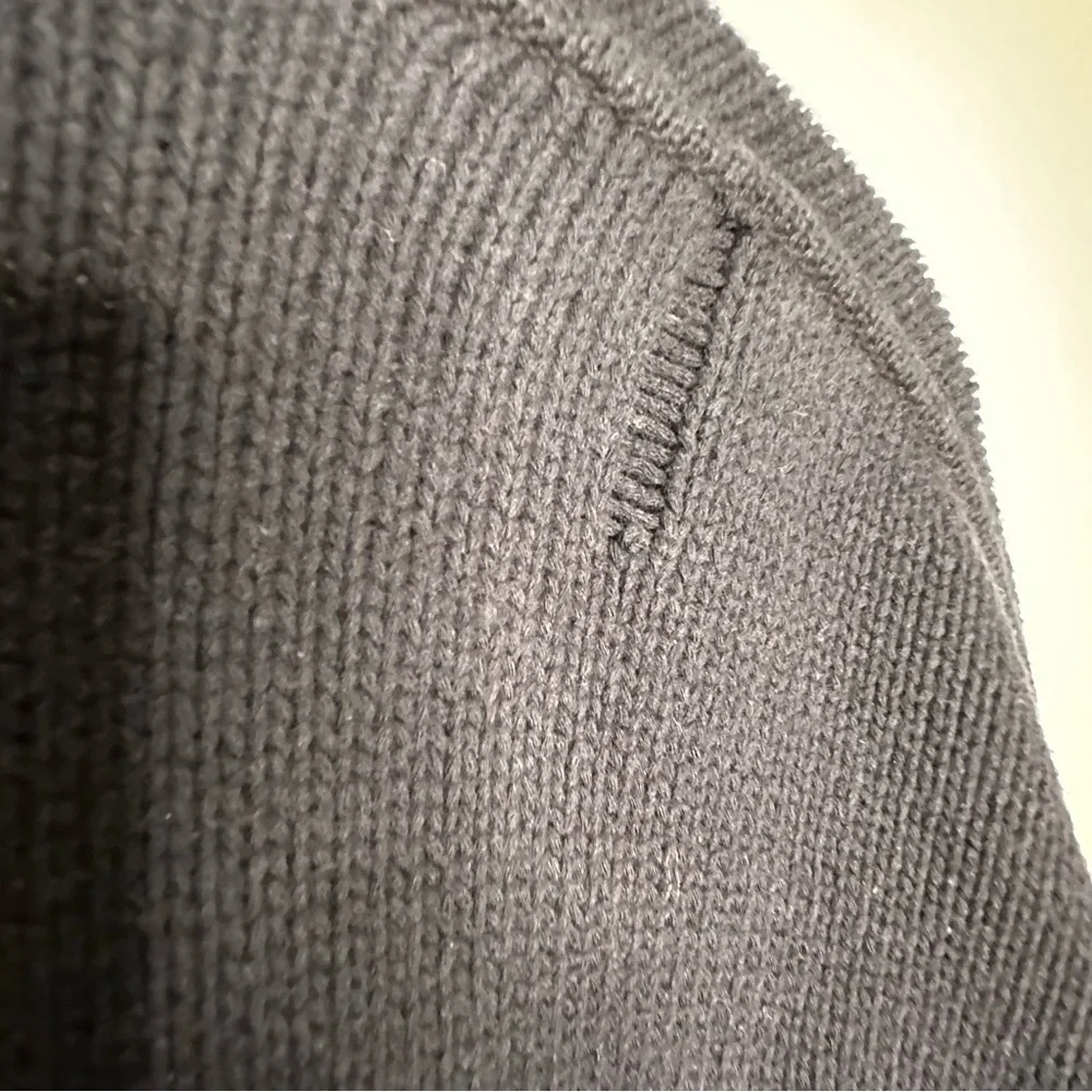 J. Crew | Black Chunky Knit Shawl Collar Open Cardigan Sweater